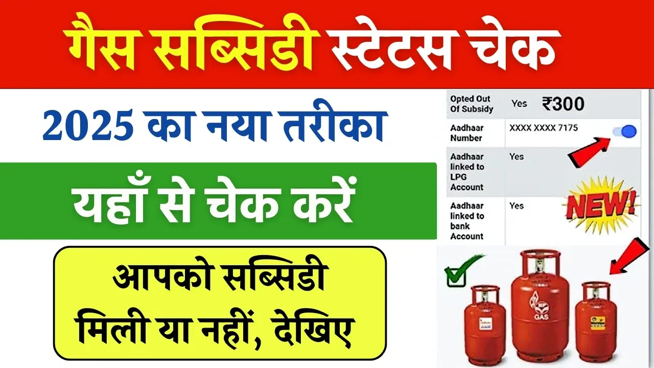 Gas Subsidy Status Check